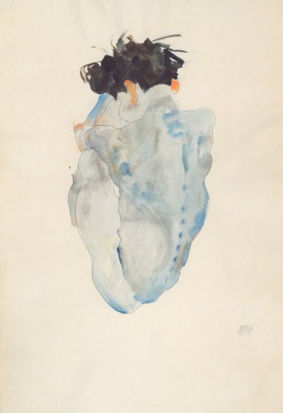 畏缩 作者 Egon Schiele